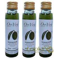 ШАМПУНЬ-ГЕЛЬ 2в1 ДЛЯ ВОЛОССЯ І ТІЛА ORO VERDE MADE IN ITALY,32 МЛ